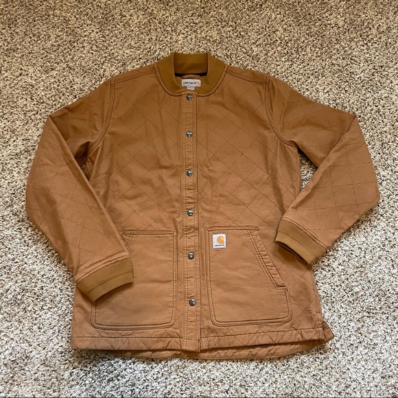 Carhartt Jackets & Coats | Carhartt Quilted Relaxed Fit Fleece Lined Jacket | Poshmark